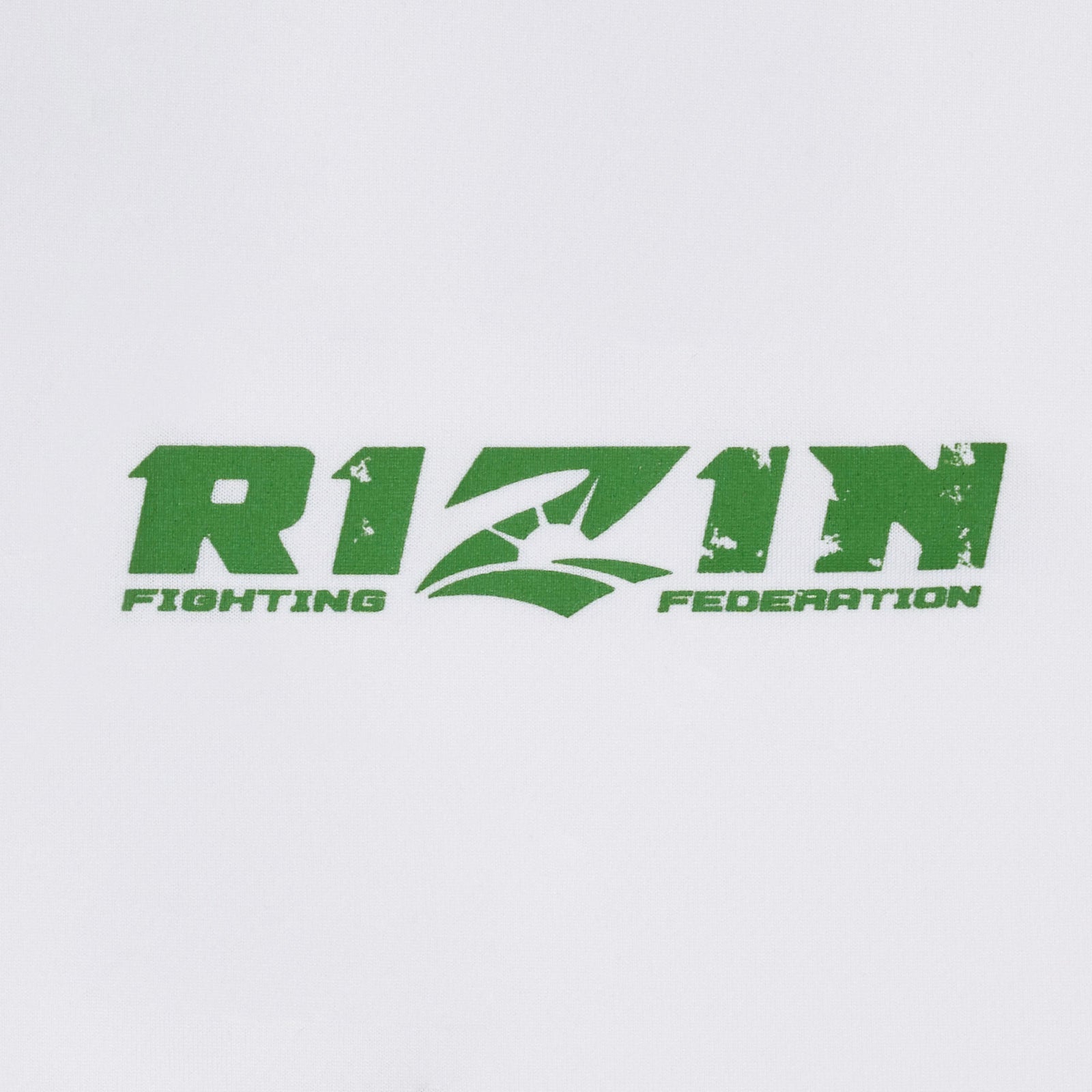 RIZIN 公式グッズ】RIZIN GLOVE 4 【DRY】 Tシャツ WHT/GREEN｜RIZIN