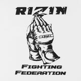 RIZIN GLOVE 4 DRY Tシャツ WHT ライジン 格闘技 グローブ4 ドライ ホワイト