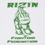 RIZIN GLOVE 4 【DRY】 Tシャツ WHT/GREEN