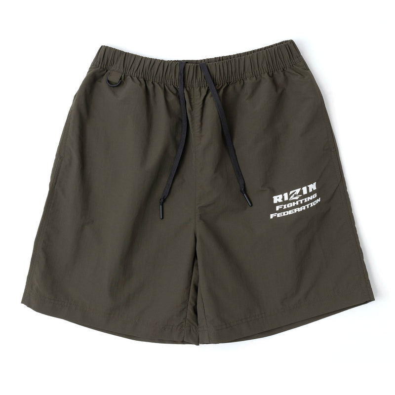 公式グッズ】RIZIN ナイロンイージーショーツ GREEN RIZINオフィシャル