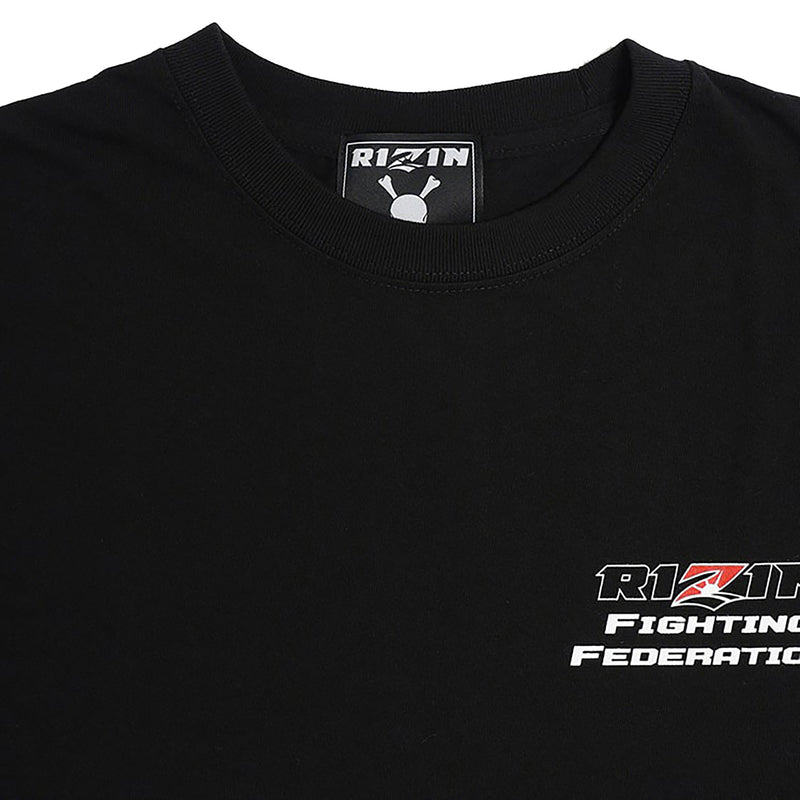 RIZIN 公式グッズ】RIZIN×Roen 雷神×狼煙 T-Shirt / BLACK ライジン