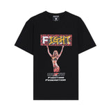 RIZIN×Roen コラボTシャツ Fxxxtデザイン - ラウンドガール×スカル グラフィックTシャツ