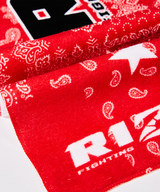 RIZIN PAISLEY マフラータオル RED