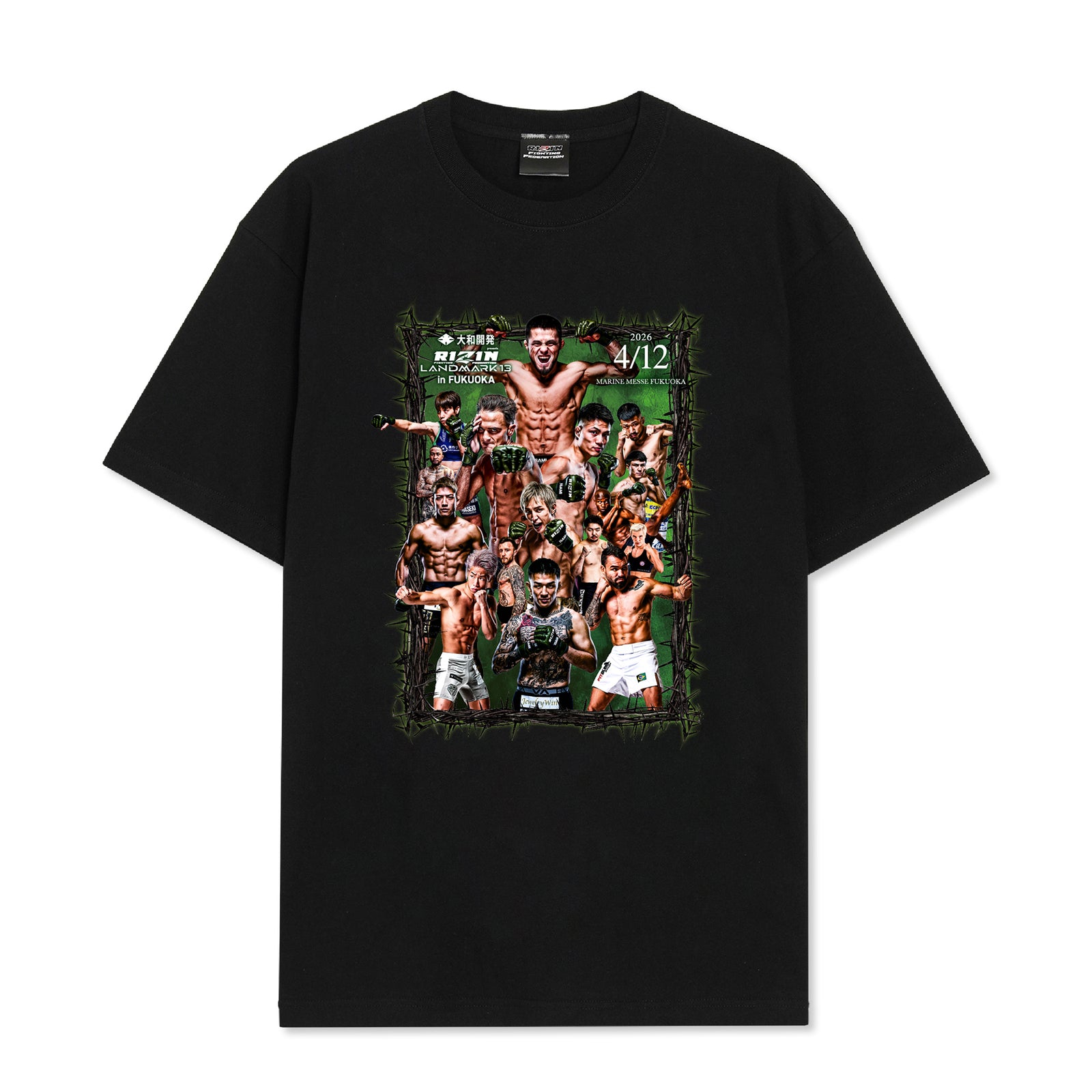 RIZINサイン入りTシャツ 特別Tシャツ、幻のRIZIN.33ポスターVer.0のデザイン公開！選手達からの