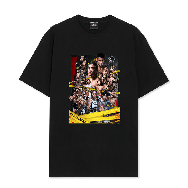 RIZIN52大会Tシャツ(会場限定品) 公式】RIZIN.51 大会ロゴ Tシャツ（ブラック）｜RIZINオフィシャル