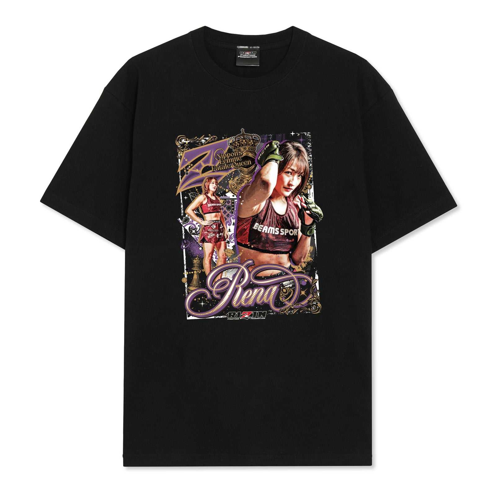 MMA ranor コラボ　レーシングシャツ　サイズL 9/4先行予約】【RIZIN 公式グッズ】RENA × RIZIN コラボ Tシャツ