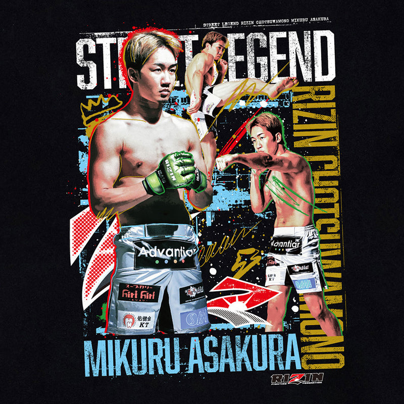 RIZIN超強者祭り 朝倉未来 応援 Tシャツ 応援フラッグ付き – RIZIN