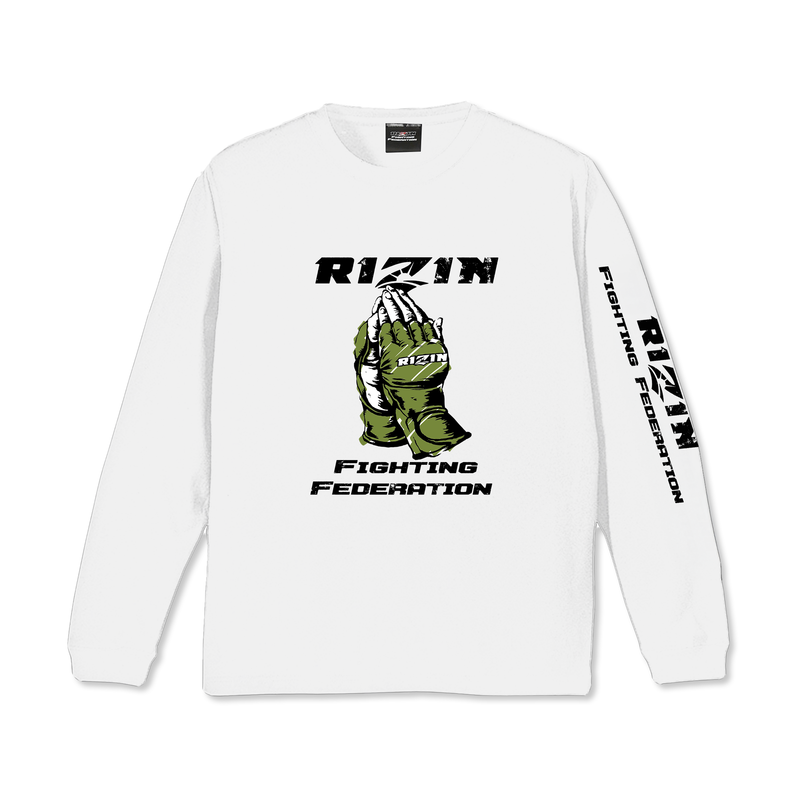 RIZIN GLOVE 4 ロングTシャツ WHT