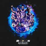 超RIZIN.5 公式Tシャツ 選手集合フォトデザイン ブラック