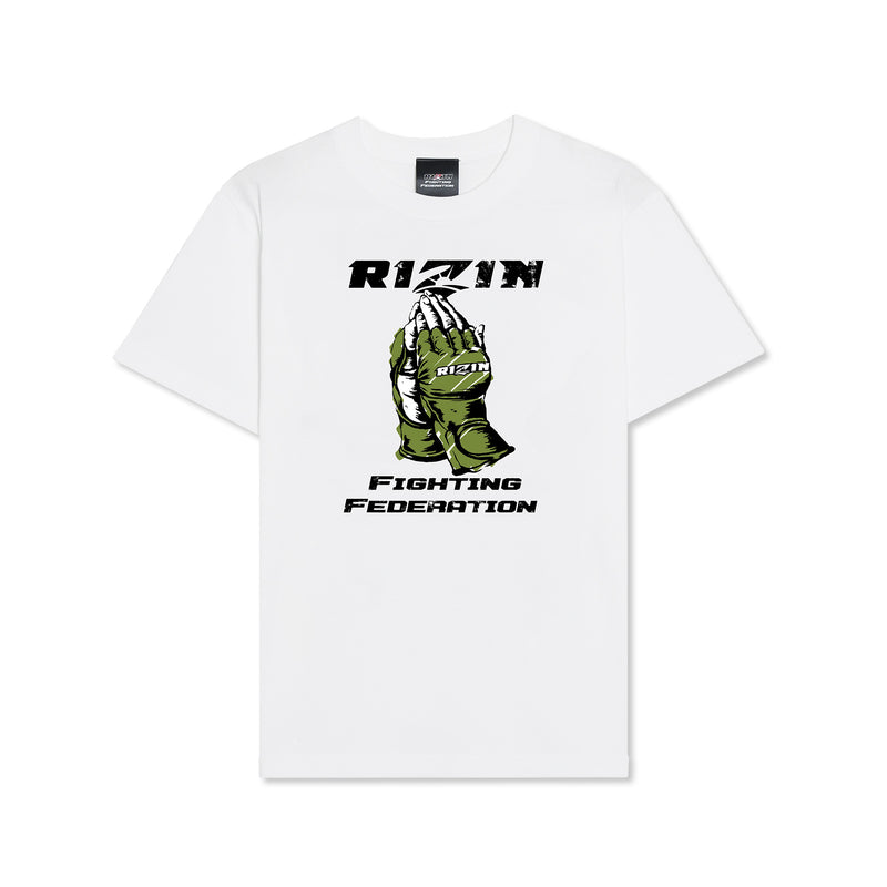 RIZIN GLOVE 4 Tシャツ WHT