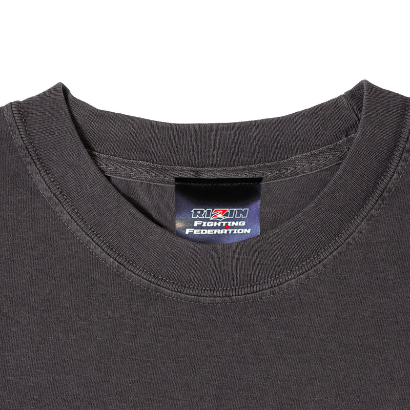 RIZIN 公式グッズ】RIZIN GLOVE Faded Tシャツ ユーズド加工