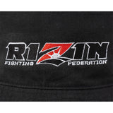 RIZIN ロゴ バケットハット 帽子 刺繍入り ブラック 公式グッズ