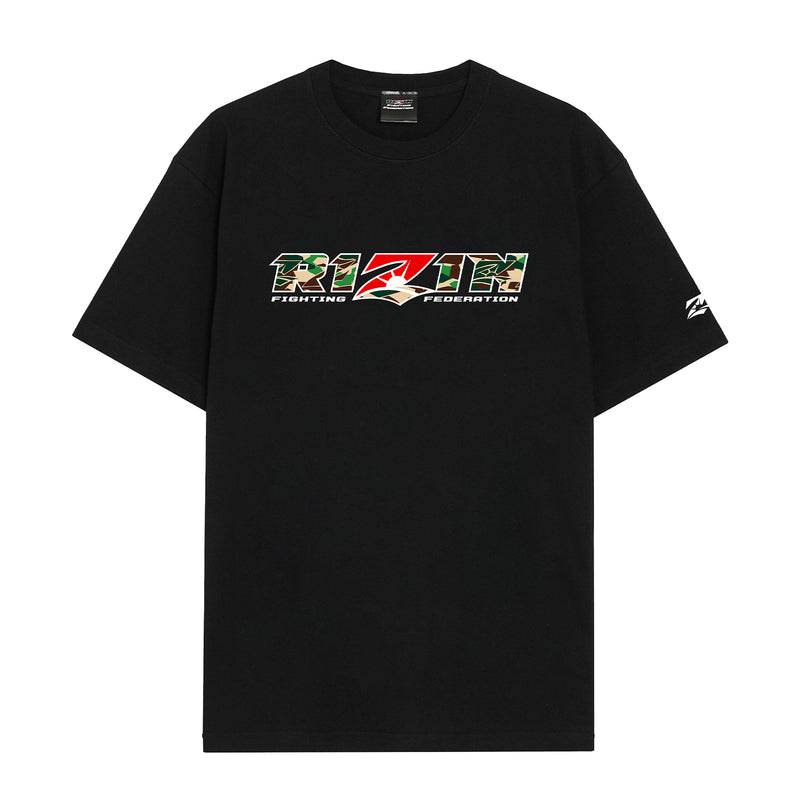 RIZIN CAMO Tシャツ BLK