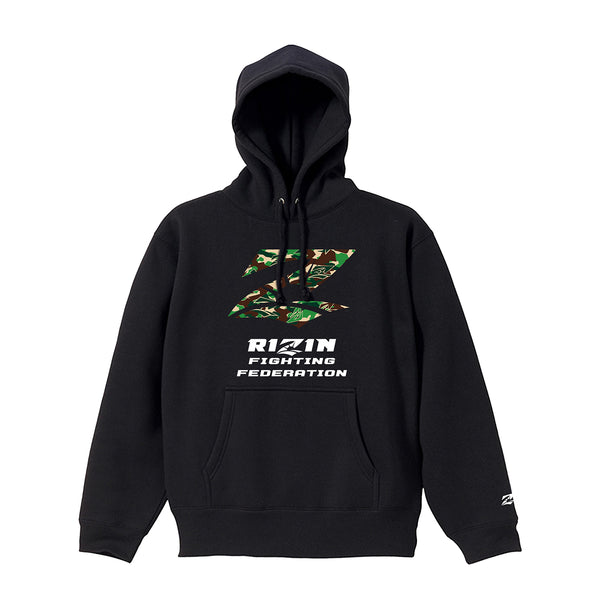 RIZIN Z CAMO スウェットパーカー BLK