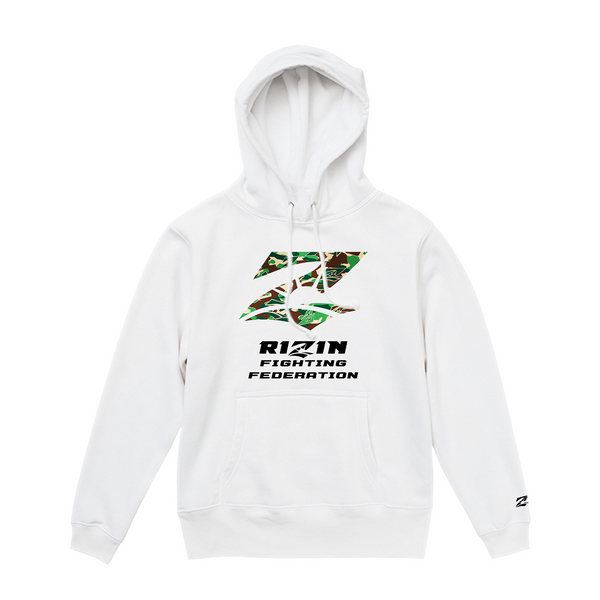 RIZIN Z CAMO スウェットパーカー WHT