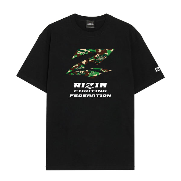 RIZIN Z CAMO Tシャツ BLK