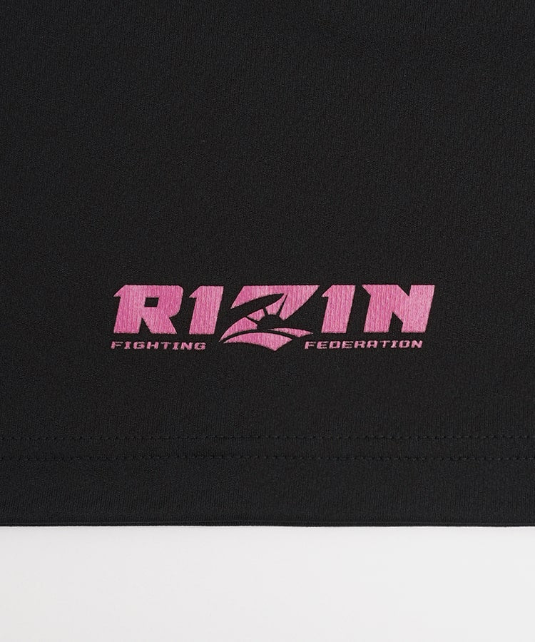 RIZIN サークルロゴ 【DRY】 ショーツ｜ブラック/ピンク