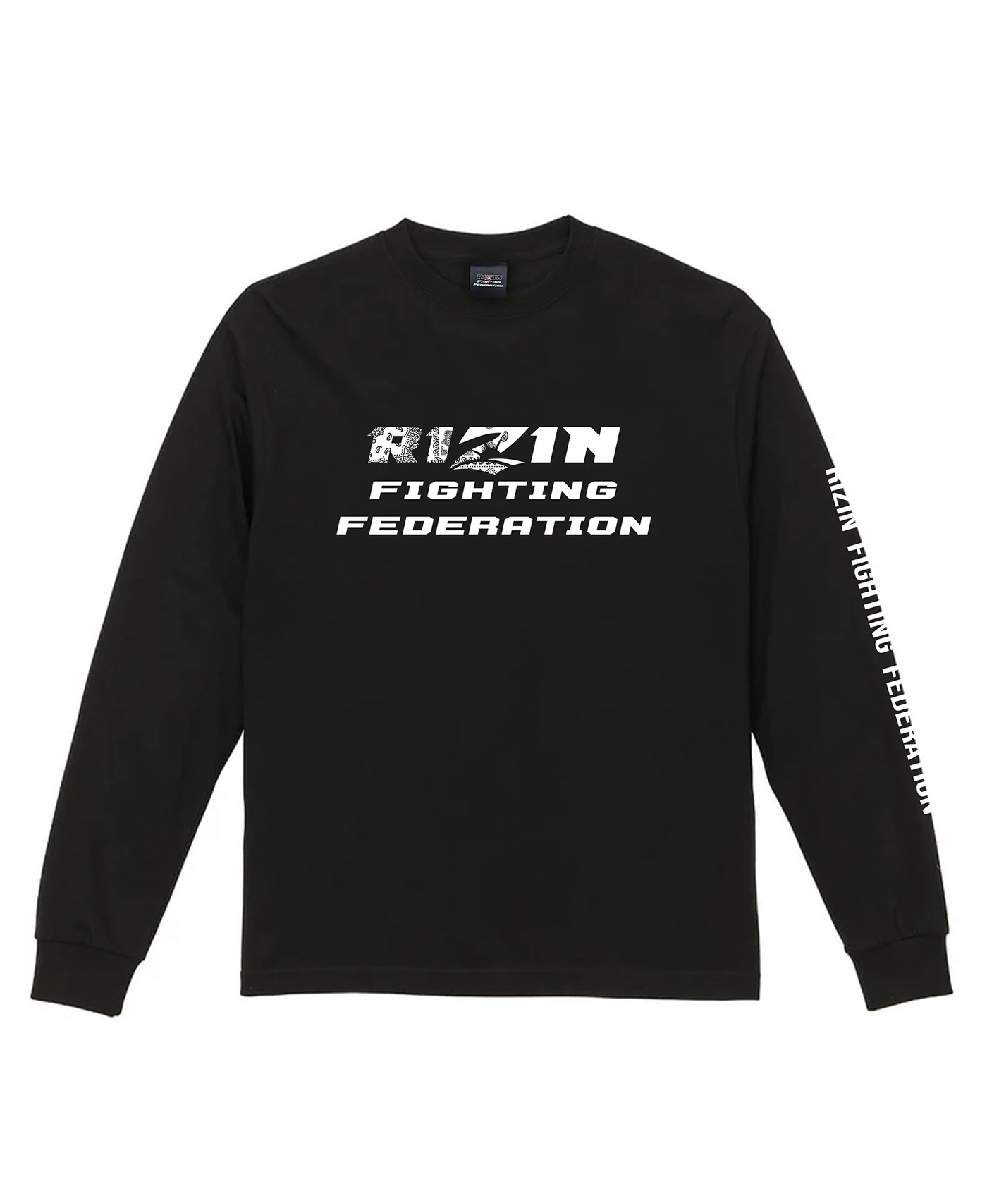 RIZIN PAISLEY DRY ロングTシャツ BLK/WHT – RIZIN オフィシャル オンラインストア