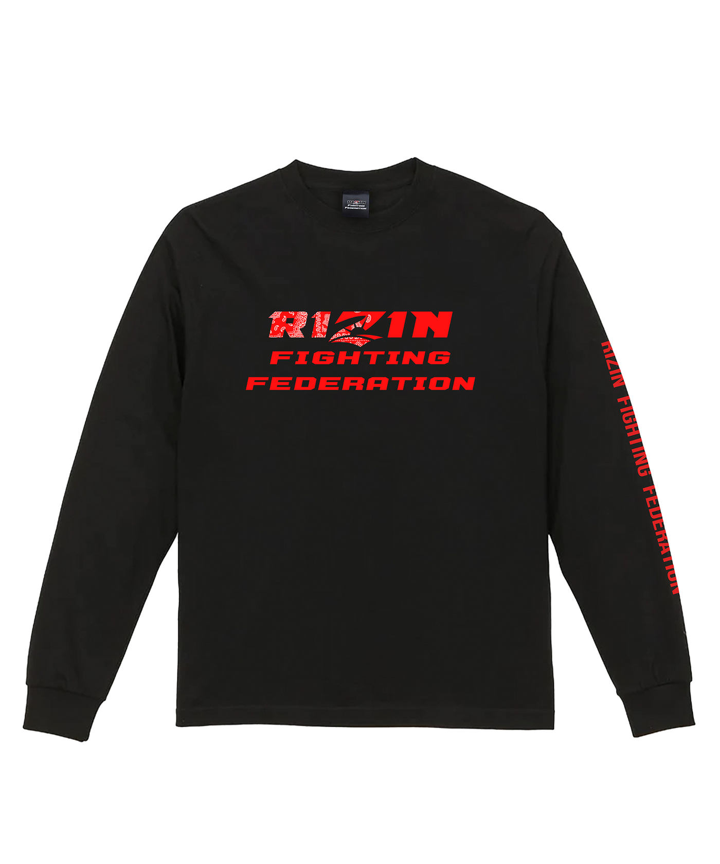 RIZIN PAISLEY DRY ロングTシャツ BLK/RED – RIZIN オフィシャル オンラインストア