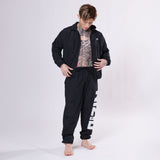 平本蓮 RIZIN ライジン ナイロンジャケット ブラック（バックビッグロゴデザイン）