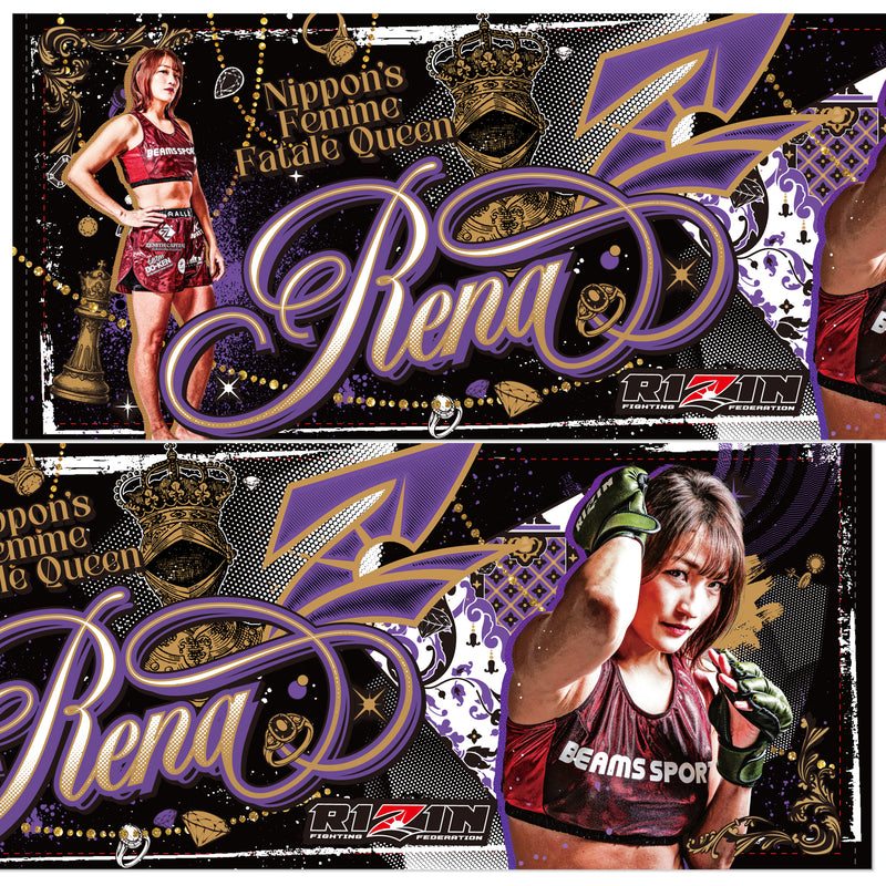 RIZIN公式】RENA スポーツタオル / ツヨカワ女王 格闘技グッズ