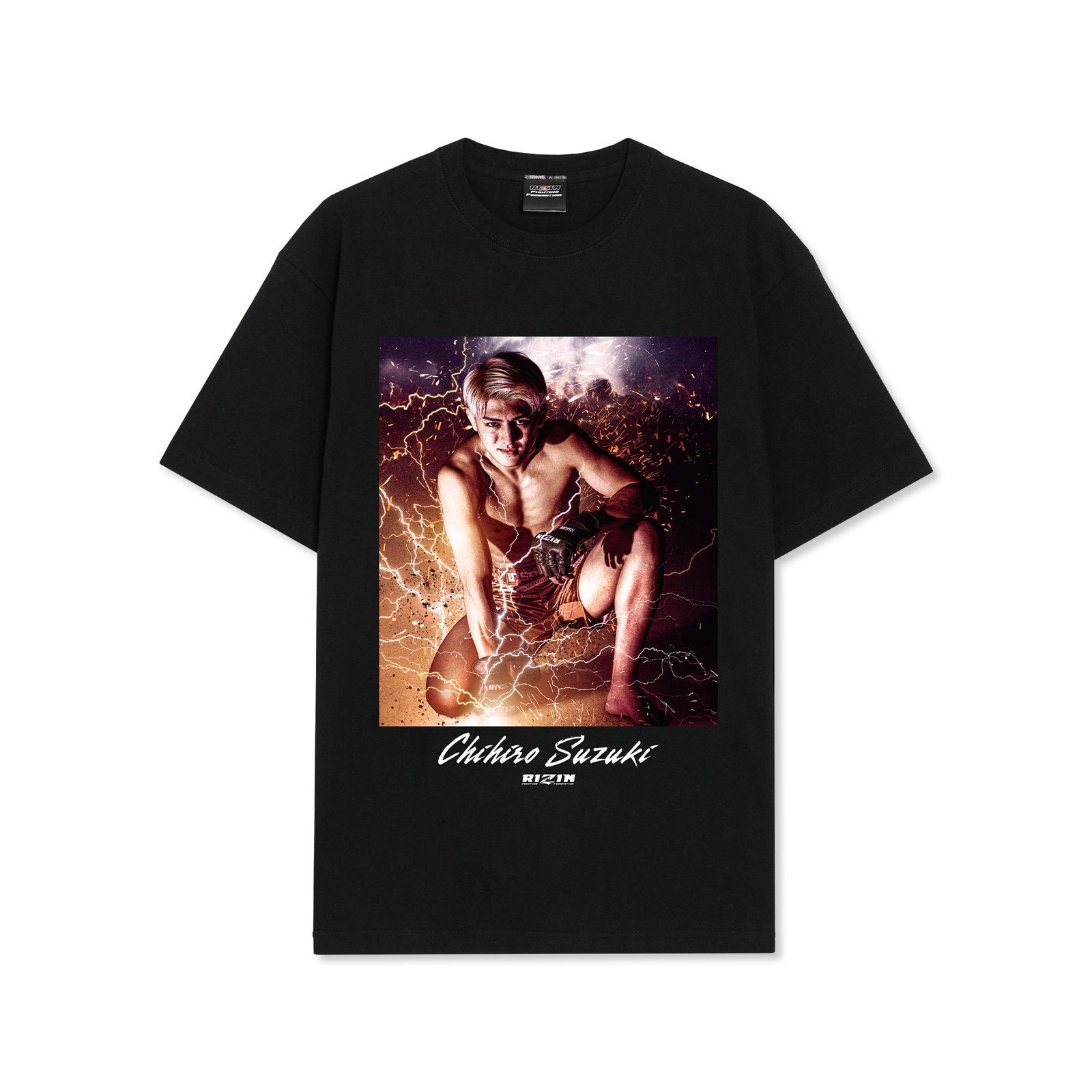 鈴木千裕×RIZIN コラボ フォト Tシャツ BLK – RIZIN オフィシャル 鈴木千裕×RIZIN コラボ フォト Tシャツ BLK – RIZIN オフィシャル