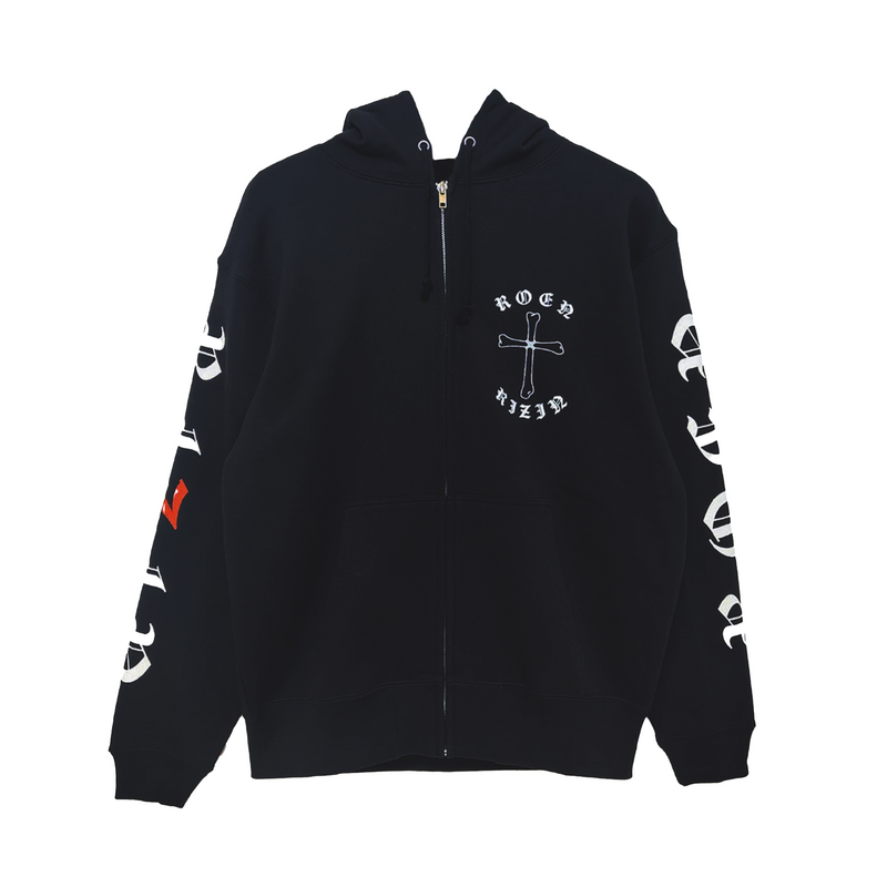 RIZIN 公式グッズ】RIZINxRoen CROSS BONE PARKA BLK ライジン ロエン RIZIN 公式グッズ】RIZINxRoen CROSS BONE PARKA BLK ライジン ロエン