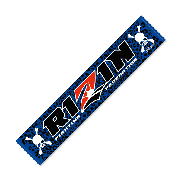 RIZIN×Roen BLUE SKULL マフラータオル BLUE