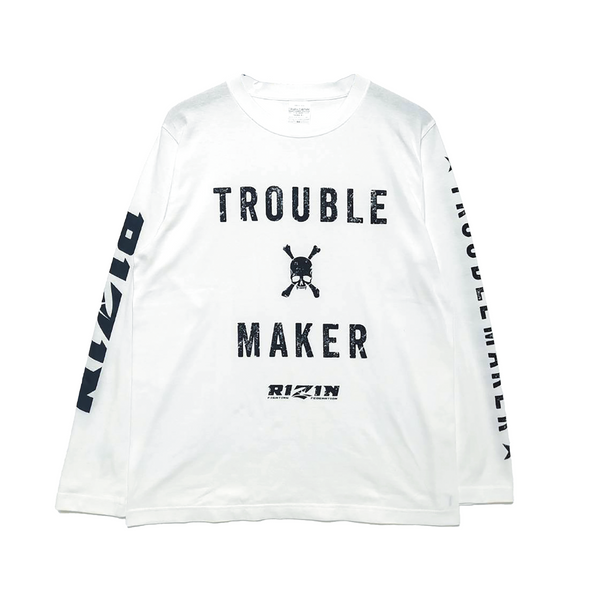 RIZIN×Roen TROUBLE MAKER L/S WHT – RIZIN オフィシャル