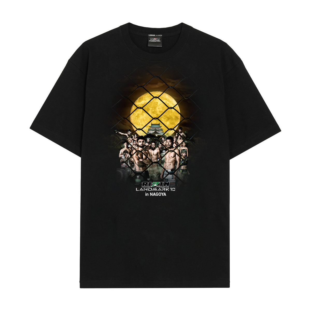 RIZIN 公式グッズ】AMNJX あまのじゃく トップス Tシャツ 血なまぐさく 半袖 プリント メンズ レディース 平本蓮 ブラック おしゃれ  大きいサイズ スポーツ ボクシング 格闘技 RIZIN ライジン 公式グッズ プレゼント ギフト S M L XL