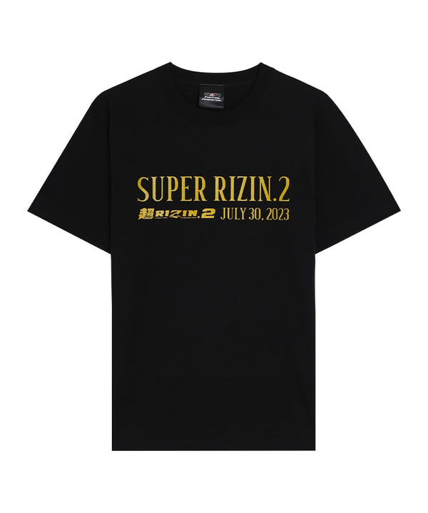 超RIZIN.2 RIZIN [ダブルタイトルマッチ] Tシャツ / BLACK