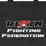 RIZIN ナイロン トートバッグ 中 ブラック ロゴプリント 公式グッズ