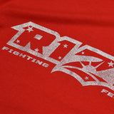 S/SL TEE (STAR LAME) / RED