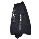 L/SL TEE (5LOGO) / BLACK