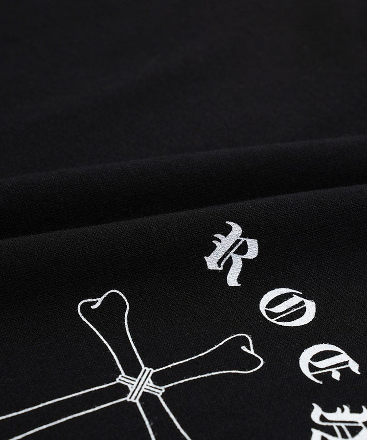 RIZIN×Roen CROSSBONE T-Shirt / BLACK