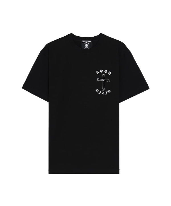 RIZIN×Roen CROSSBONE T-Shirt / BLACK