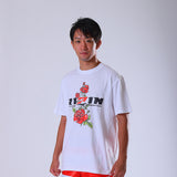 S/SL TEE (ROSE) / WHITE