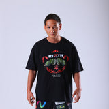 DISTRACTION TEE（Devilock × RIZIN） / BLACK