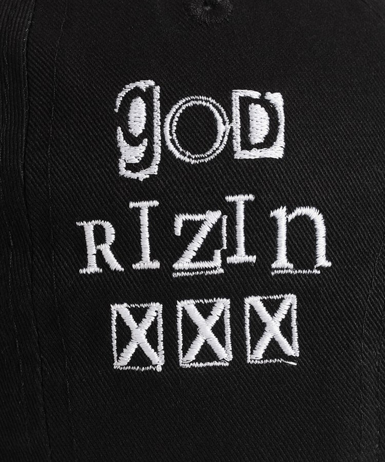 GOD SELECTION XXX × RIZIN キャップ / BLACK
