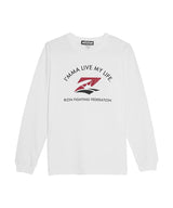 RIZIN "I'MMA LIVE MY LIFE" ロンT / WHITE