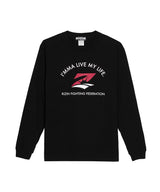 RIZIN "I'MMA LIVE MY LIFE" ロンT / BLACK