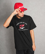 RIZIN "I'MMA LIVE MY LIFE" シャツ / BLACK