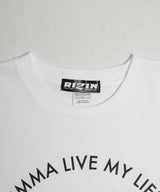 RIZIN "I'MMA LIVE MY LIFE" ロンT / WHITE