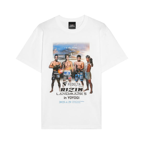 RIZIN LANDMARK 5 大会限定 Tシャツ / WHITE – RIZIN