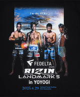 RIZIN LANDMARK 5 大会限定 Tシャツ / BLACK