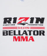 RIZIN×BELLATOR ロゴTシャツ / WHITE
