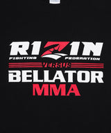 RIZIN × BELLATOR ロゴTシャツ / BLACK