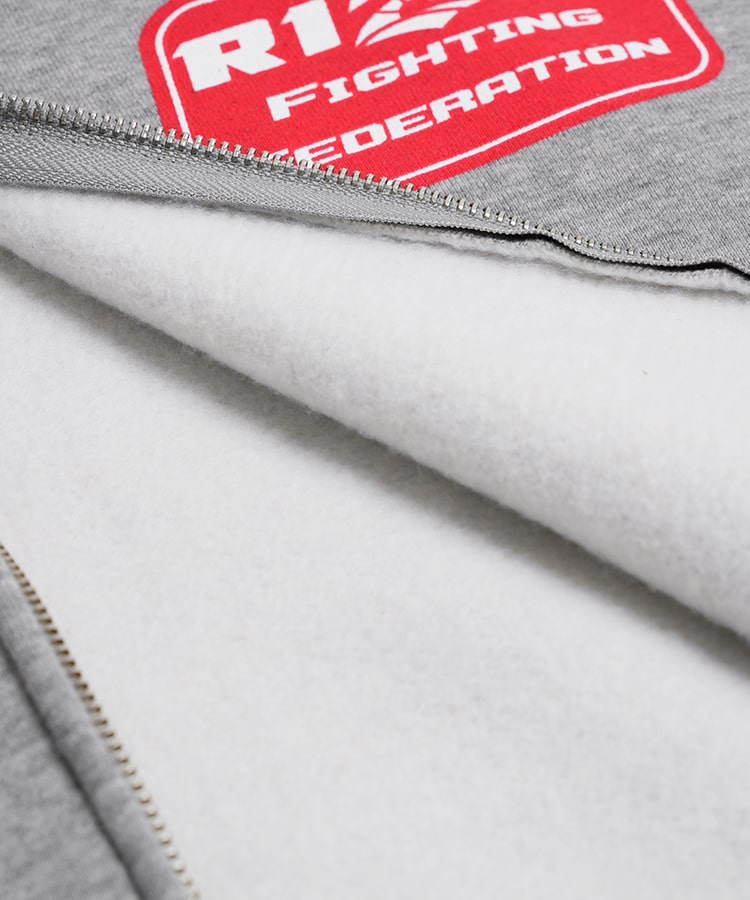 RIZIN SOUVENIR ジップアップスウェットパーカー / GRAY
