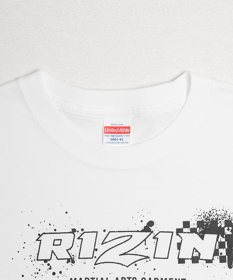 RIZIN STENCIL Tシャツ / WHITE