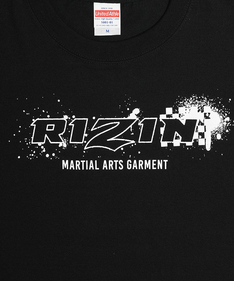 RIZIN STENCIL Tシャツ / BLACK